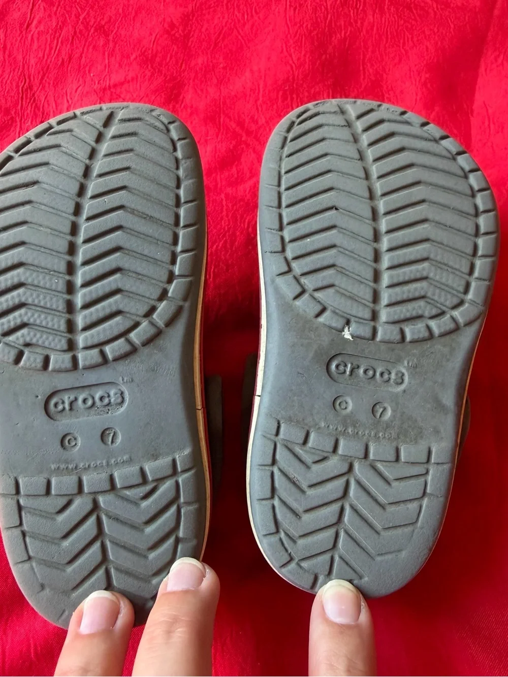 Kids Gray Camo Crocs